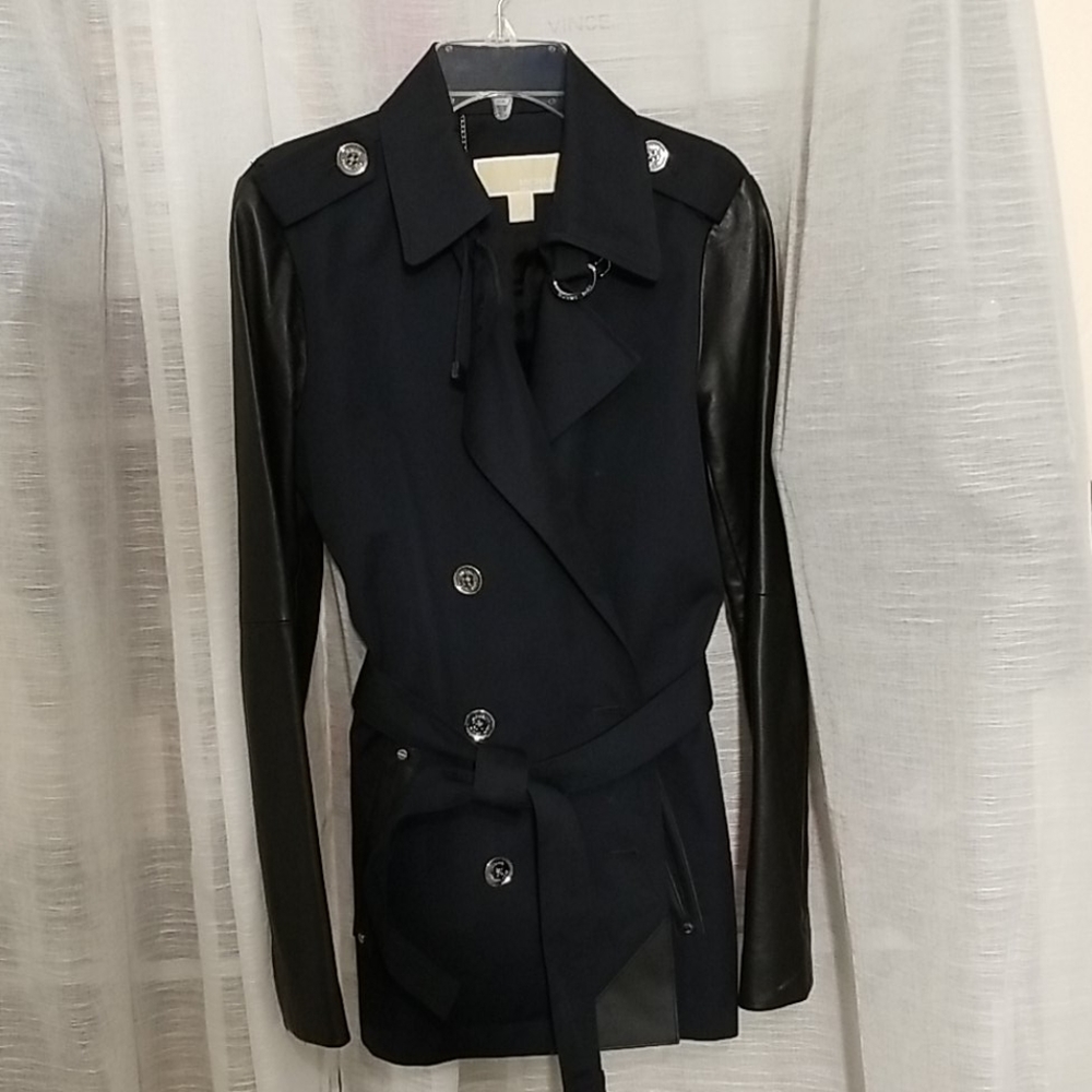 Michael Kors mix media blazer